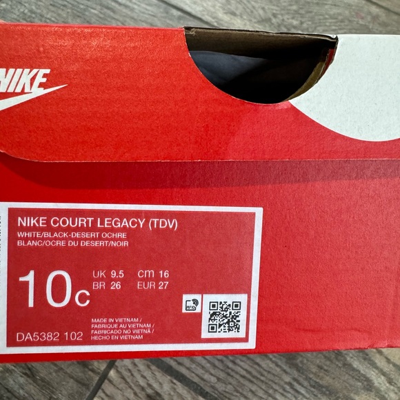 Brand New Nike Court Legacy Toddler/Baby shoes - Picture 8 of 9